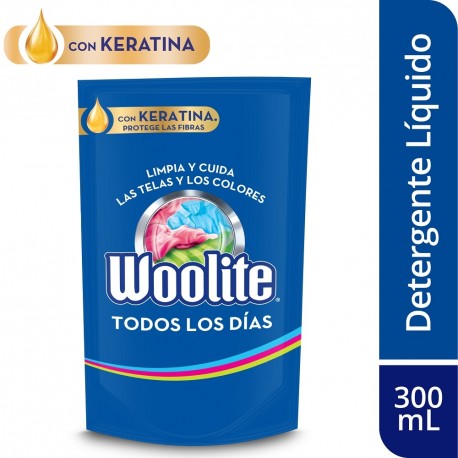 Detergente Líquido Woolite Protección Y Cuidado 300 Ml
