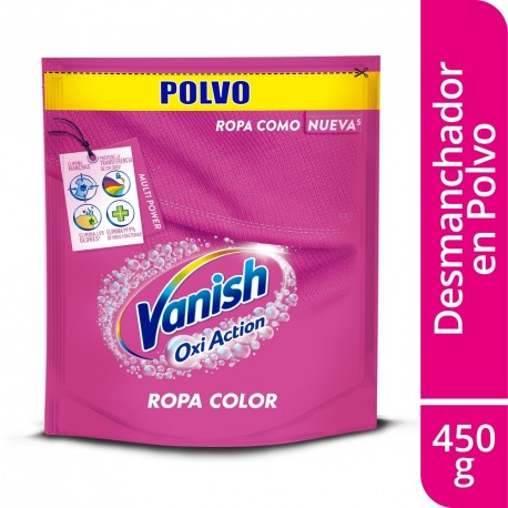Quita Manchas Vanish Polvo Rosa 450G