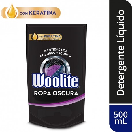 Detergente Woolite líquido Ropa oscura 500ml