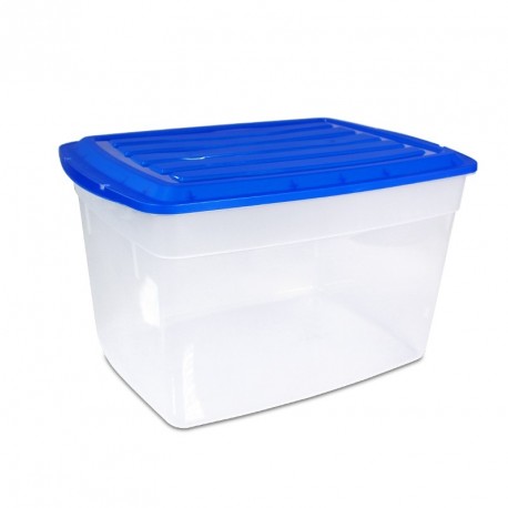 Caja Organizadora Turín Kendy Transparente 30 Litros