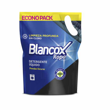 Detergente Liquido Blancox Jabón  Doypack x900Ml Ropa Oscura 