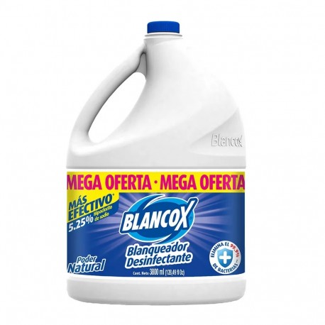  Blanqueador Desinfectante Blancox Mega Ahorro x 3800ml