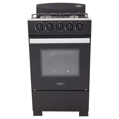 Estufa de Piso Haceb 4 Puestos Con Horno Gas Natural Romero 50-Torre Negro