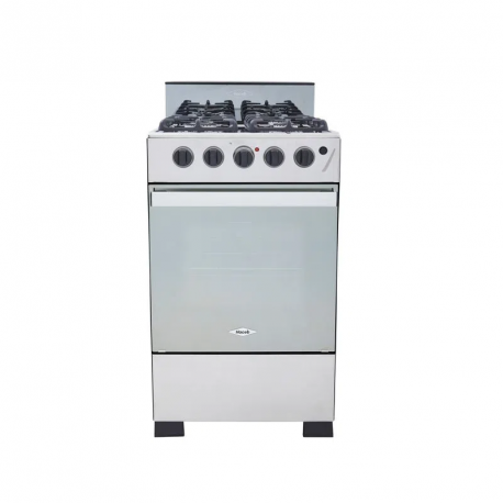 Estufa de Piso Haceb 4 Puestos Con Horno Gas Natural Romero Ultra 50-Torre Gris