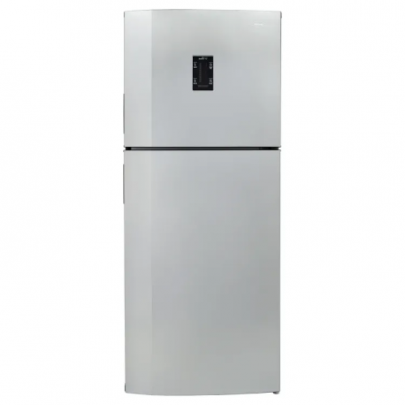 Nevera Haceb No frost Congelador Superior 391 litros N404 Manija Integrada Panel Digital Inox