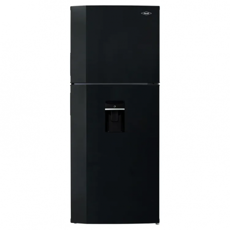 Nevera Haceb No frost Congelador Superior 391 litros N404 Manija Integrada Dispensador de Agua Negro Esmeralda