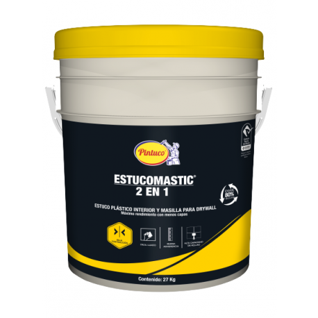 Estucomastic Blanco 18070 27Kg Pintuco  