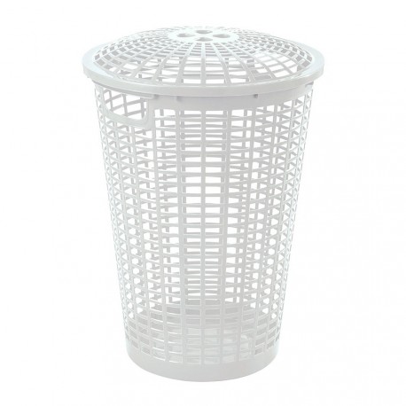Cesta Redonda Blanca Rimax