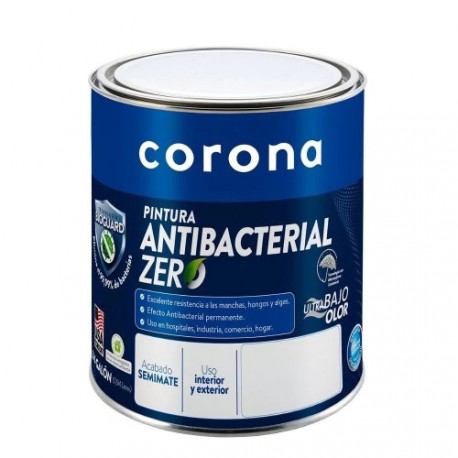 Pintura Antibacterial Blanca 1/4 Gal Corona 