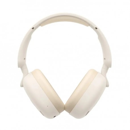 Audífonos De Diadema Kalley Inalámbricos Bluetooth Over Ear Cancelación De Ruido Crema