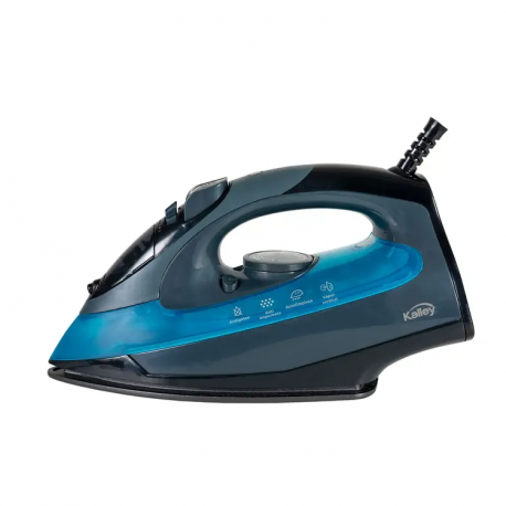 Plancha de Ropa Vapor KALLEY Suela Cerámica Diamante K-PVAD Azul