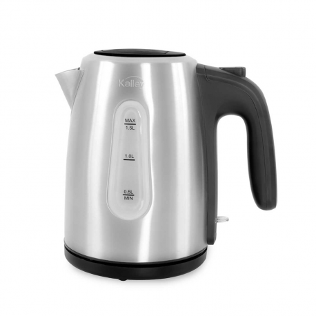 Hervidor De Agua Acero Kalley K-HA1502 1.5 Lts Plateado