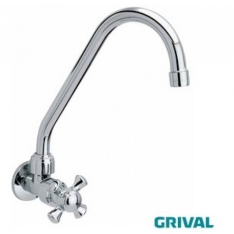 Llave Pared Grival Cuello Ganso Balta Cruceta