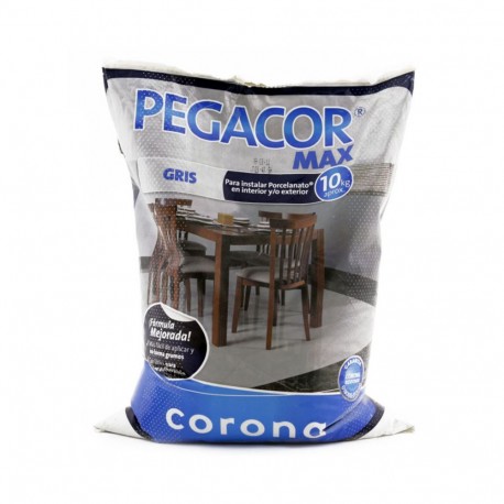 Pegacor Max Gris (25 Kg.) Corona