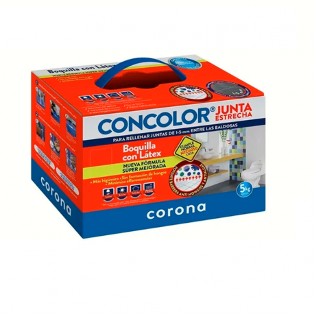 Boquilla Concolor Corona Junta Estrecha Chocolate 5KG 