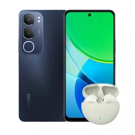 Celular VIVO Y19S 256GB Negro + Audifonos
