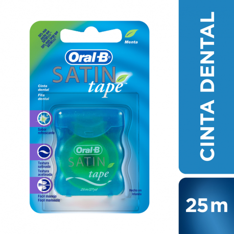 Oral B Satin Tape Menta Cinta Dental 25 m