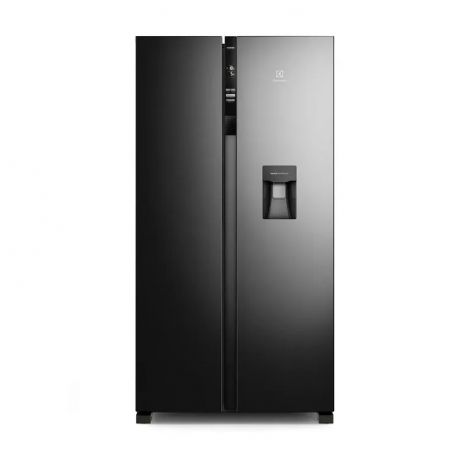Nevecón Electrolux Side by Side 528 Litros ERSA53K3HVB Negro