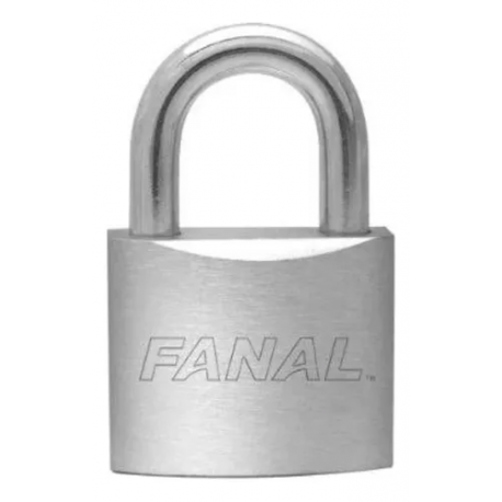 Candado Fanal De Hierro 25mm FH25-S Color Plata