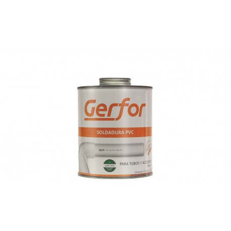 Soldadura para tubos Suprasold Gerfor Pvc 1/4 Galon