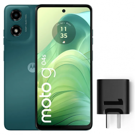 Celular Motorola Moto G04s 6,6" 64GB Verde Aurora
