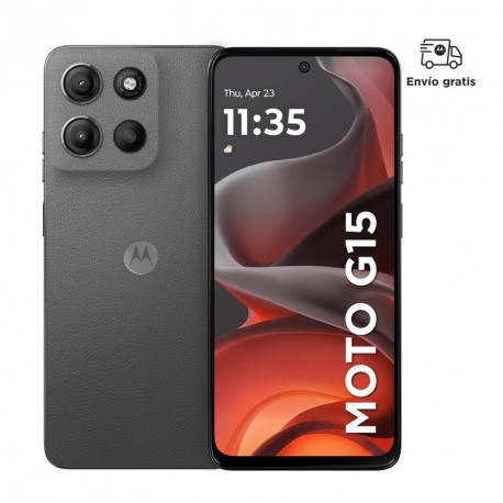 Celular 4G Motorola G15 256GB Gris