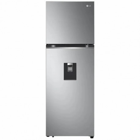 Nevera LG No Frost congelador superior 334 litros VT34WGPX gris