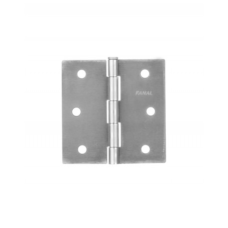 Bisagra Perno Acero Inoxidable Con Tornillo 2.0mm / 3x3 Pulgadas + 2 Unidades