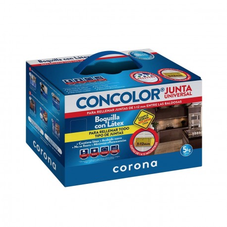 Boquilla Concolor Corona Junta Universal Super Blanco 5KG 
