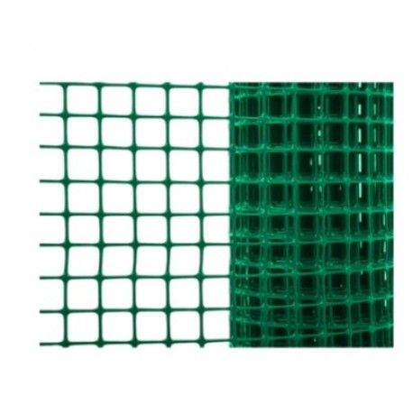 Malla cuadrada Excala todo terreno 15x15mm,1.0m,220g/m, 30m, Verde