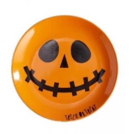 Plato Corona Postre Halloween  20.7Cm