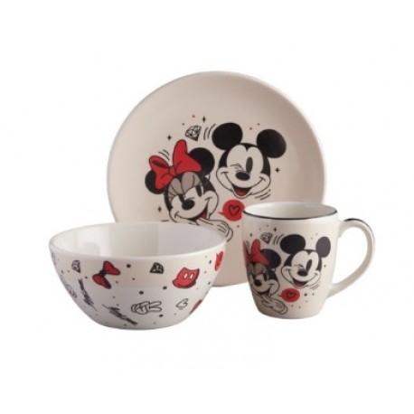 Set de Desayuno 267.7ml Mickey Loyal and True Disney