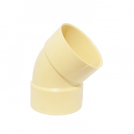 Codo Sanitario 45 1/8°Cxc 1 1/2" Gerfor