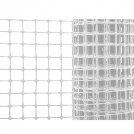 Malla Cuadrada Excala Blanca Todo Terreno 15x15mm Presentación 1.5x30m