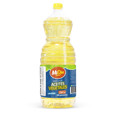 Aceite Vegetal MiDía 2000 ML.