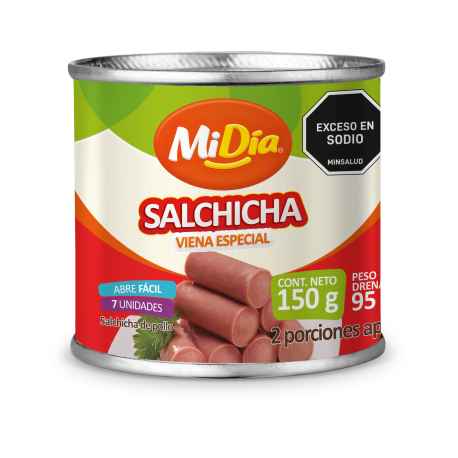 Salchichas Viena MiDía150g. 