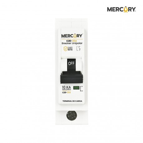 BREAKER L7 MERCURY PROJECT 1P 20A ENCHUFABLE EBM08