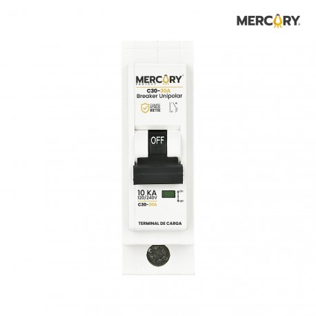 Breaker L7 Mercury 1P 30A Enchufable