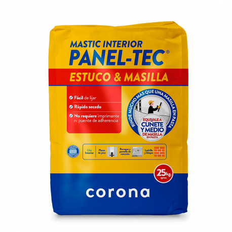 Mastic Interior Corona Panel-TEC® Estuco & Masilla 25KG 