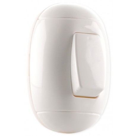 INTERRUPTOR SOBREPONER BLANCO DE LUJO ETI01