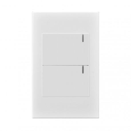 INTERRUPTOR DOBLE CONMUTABLE MERCURY PREMIUM WHITE ETI35