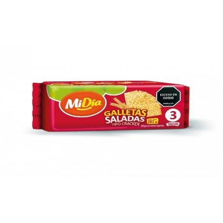 Galleta Saladas MiDía 3 tac x282g.