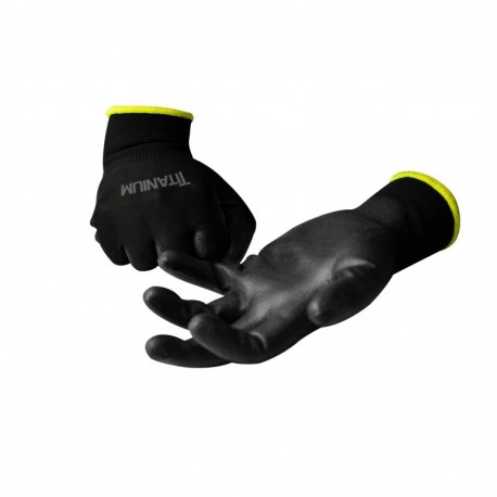 Guante Nitrilo Mercury Economico Alta Calidad Negro Talla 9