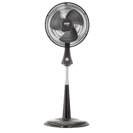 Ventilador Samurai Tropical Plus Pedestal 3 velocidades 70 Watts Negro