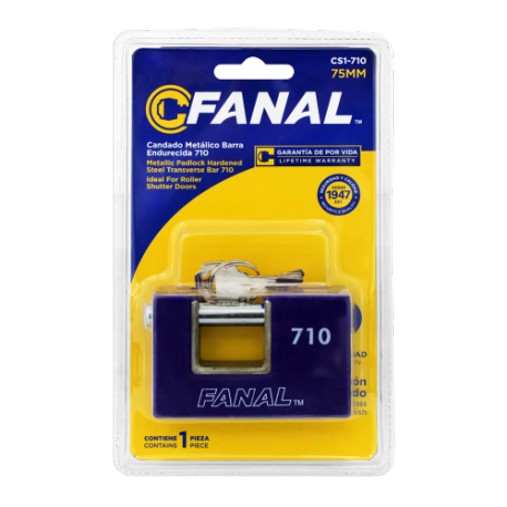 Candado Fanal Anticizalla 75mm Azul Fanal