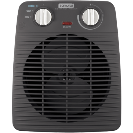 Calefactor de Ambiente SAMURAI 1830007532 Compact Power Negro