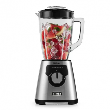 Licuadora Imusa Ultraforce Plus Vaso Vidrio 2 Litros