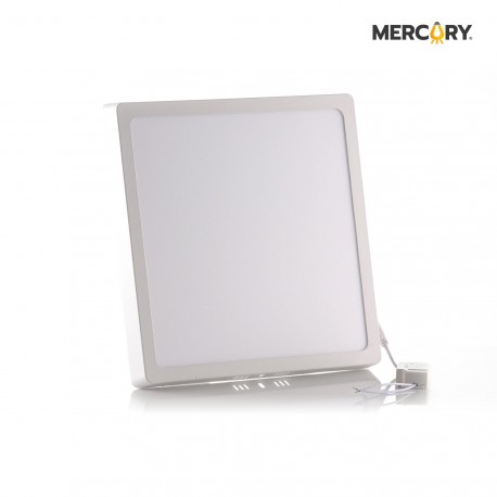 PANEL LED 30W 10" MERCURY BLANCO CUADRADO 6500K SOBREPONER