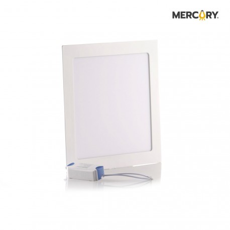 PANEL LED CUADRADO MERCURY 12W 6" BLANCO INCRUSTAR