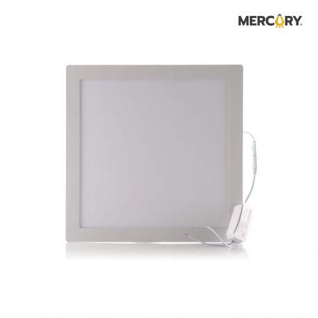 PANEL LED MERCURY CUADRADO 24W 10" BLANCO INCRUSTAR